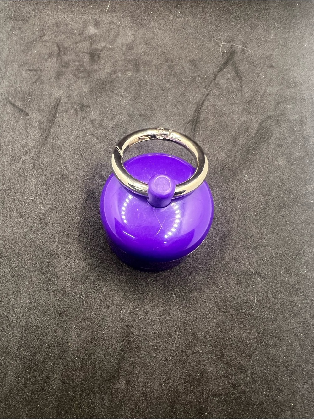 Travel Ring Storage - Purple Round Keyring Accessory